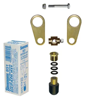 Simmons 851 Yard Hydrant Repair Kit, Brass/Stainless Steel, For: 900 Series Yard Hydrant :EA: QUANTITY: 1