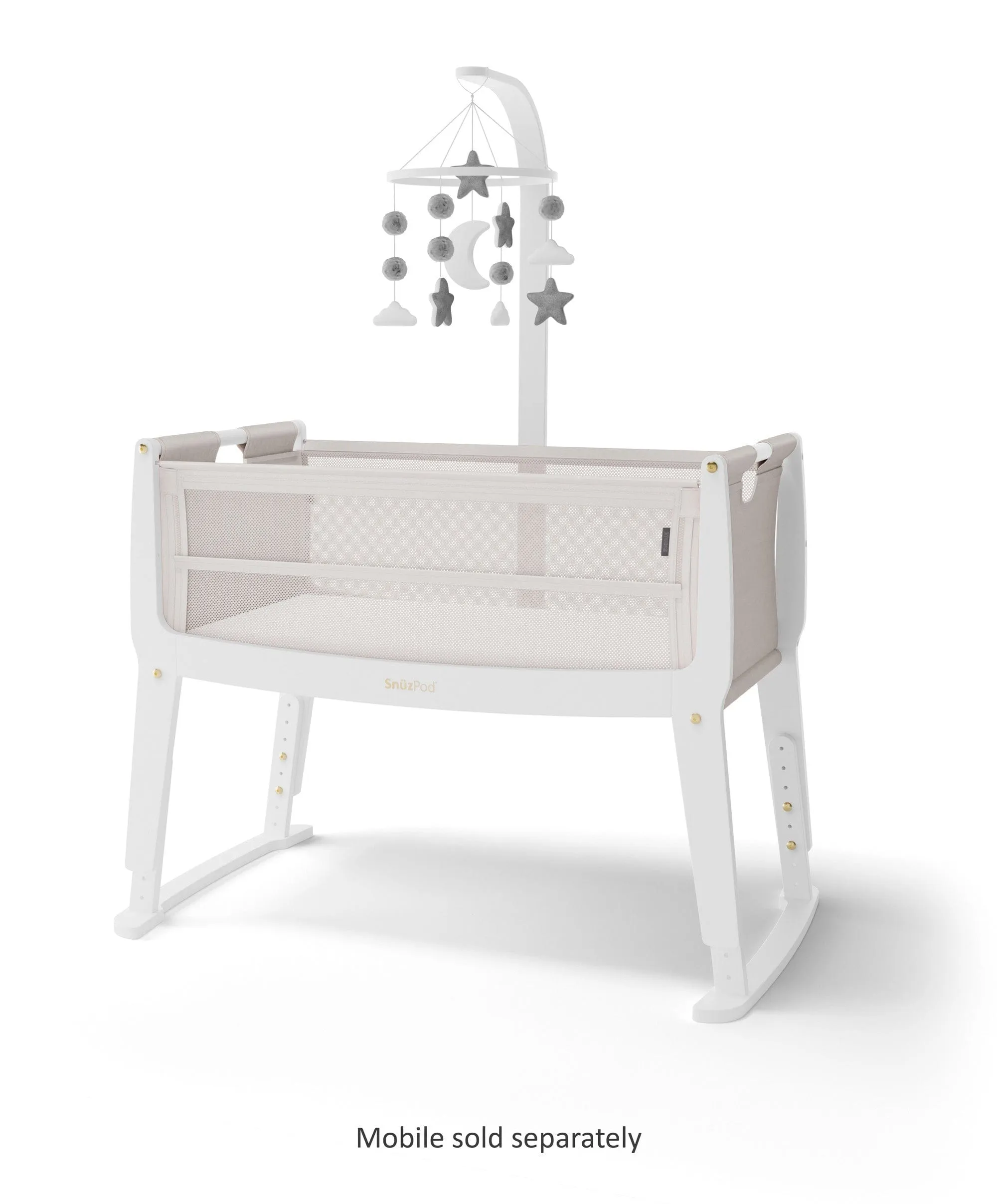 SnuzPod Studio Bedside Crib - Paris