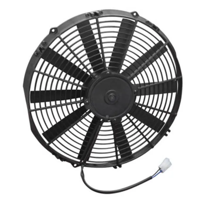 SPAL Electric Radiator Fan (14" - Pusher Style - Low Profile - 1280 CFM) 30101510