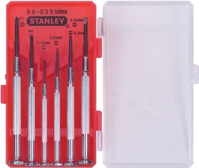 Stanley 66-039 Screwdriver Set, Steel, Blue, Red :SET: QUANTITY: 1