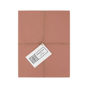 STOCKHOLM | Terracotta pink | Pillowcase | US King size / 20.5x36.5" | 50x90cm