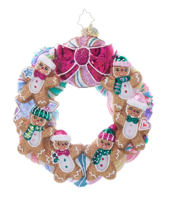 Sugar-plum Dancing Dreams Wreath by Christopher Radko