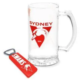 Sydney Swans Stein & Bottle Opener Pack