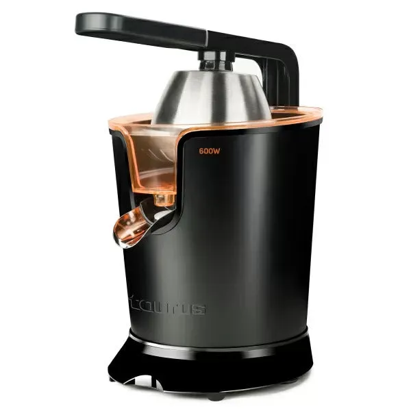 Taurus Juicer Black 0.65 L 600 W Rubber Pressure Lever / Stainless Steel Body And Filters