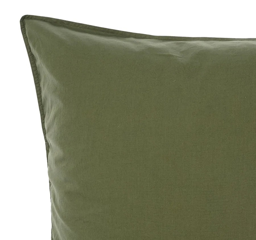 Terra European Pillowcase Olive