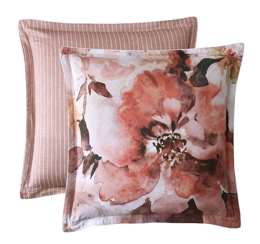 Tessa European Pillowcase Peach