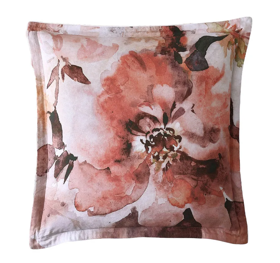 Tessa European Pillowcase Peach