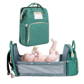 The Emma 2-in-1 Crib Diaper Bag Backpack