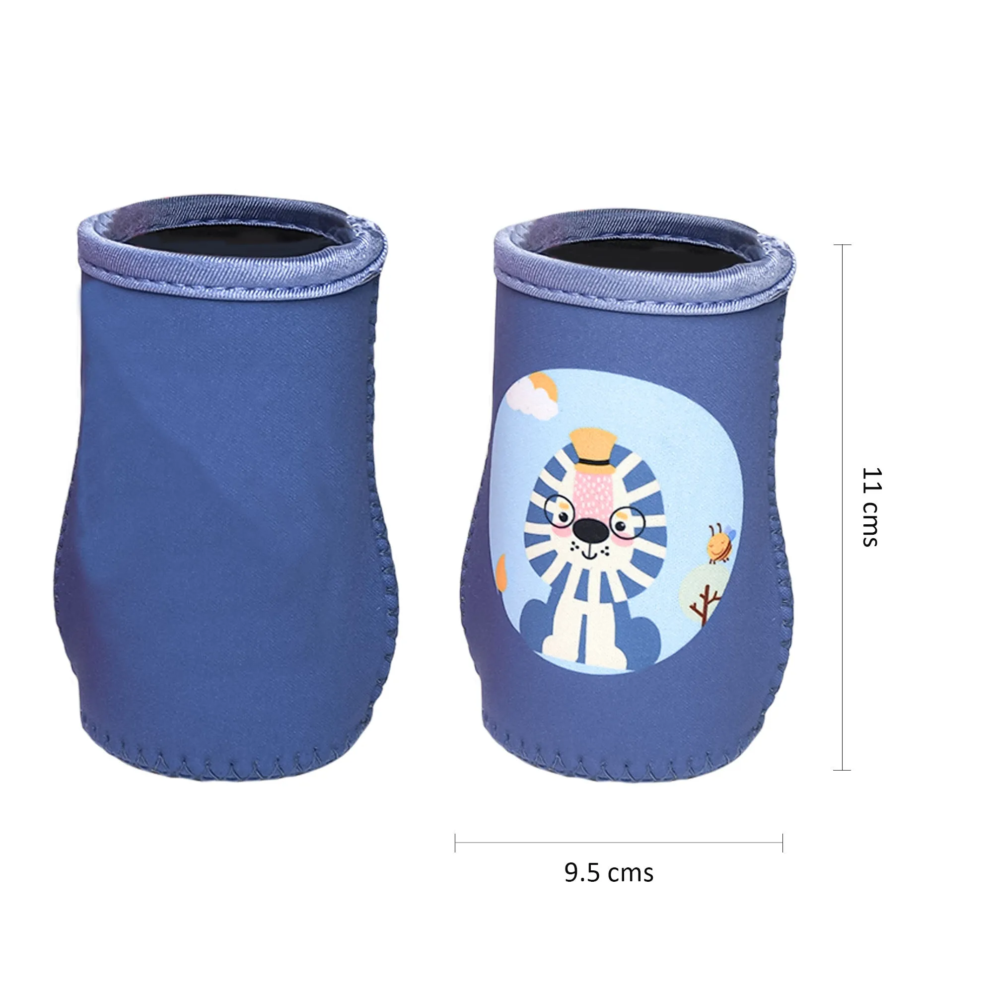 THE LITTLE LOOKERS Cute Animated Patterned Soft Stretchable Baby Feeding Bottle Cover for 125ml, 150ml to 240ml (Pack of 1)