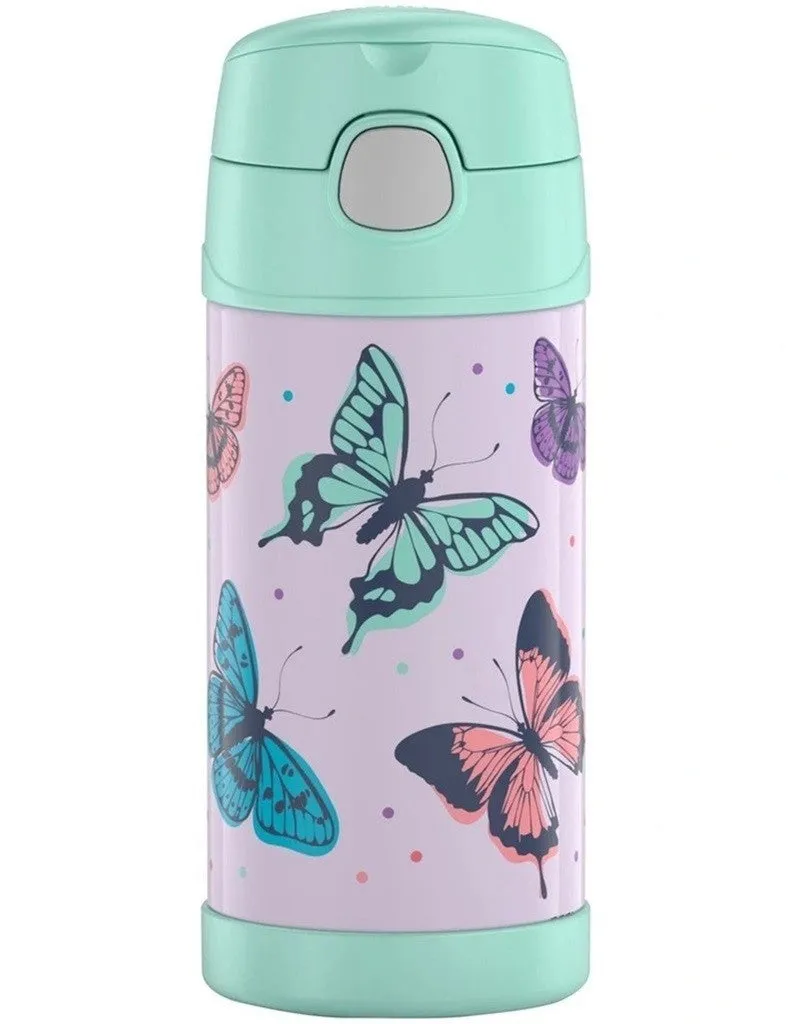 Thermos Funtainer Drink Bottle 355ml - Butterfly Frenzy