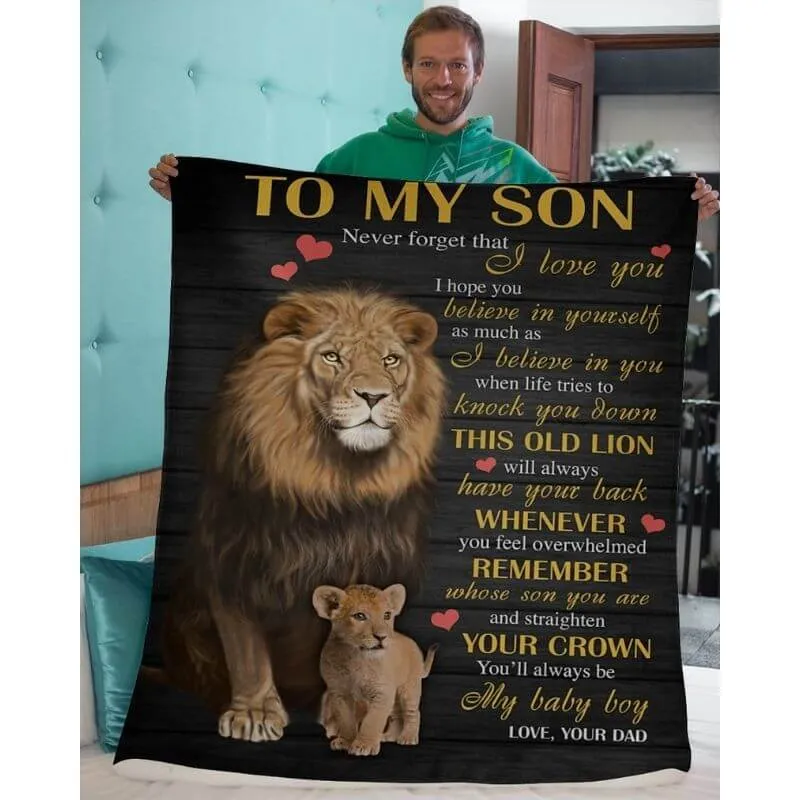 To My Son - From Dad - A384 - Premium Blanket