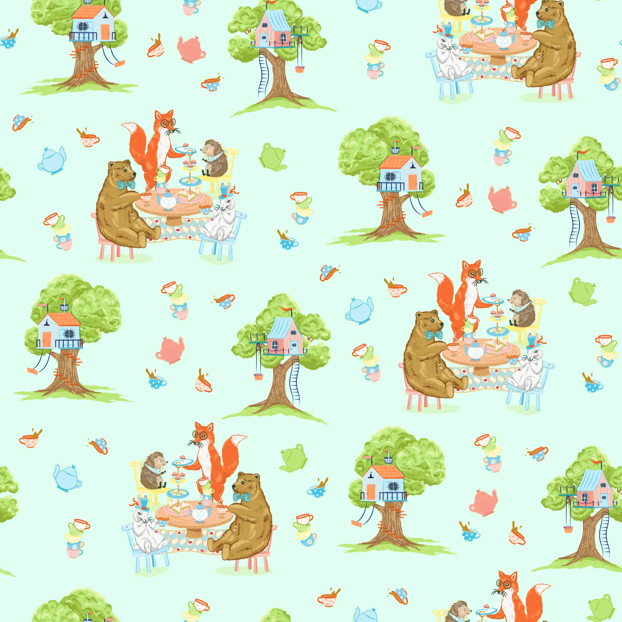 Tree House Party 2-Pack Toddler Pillow Case