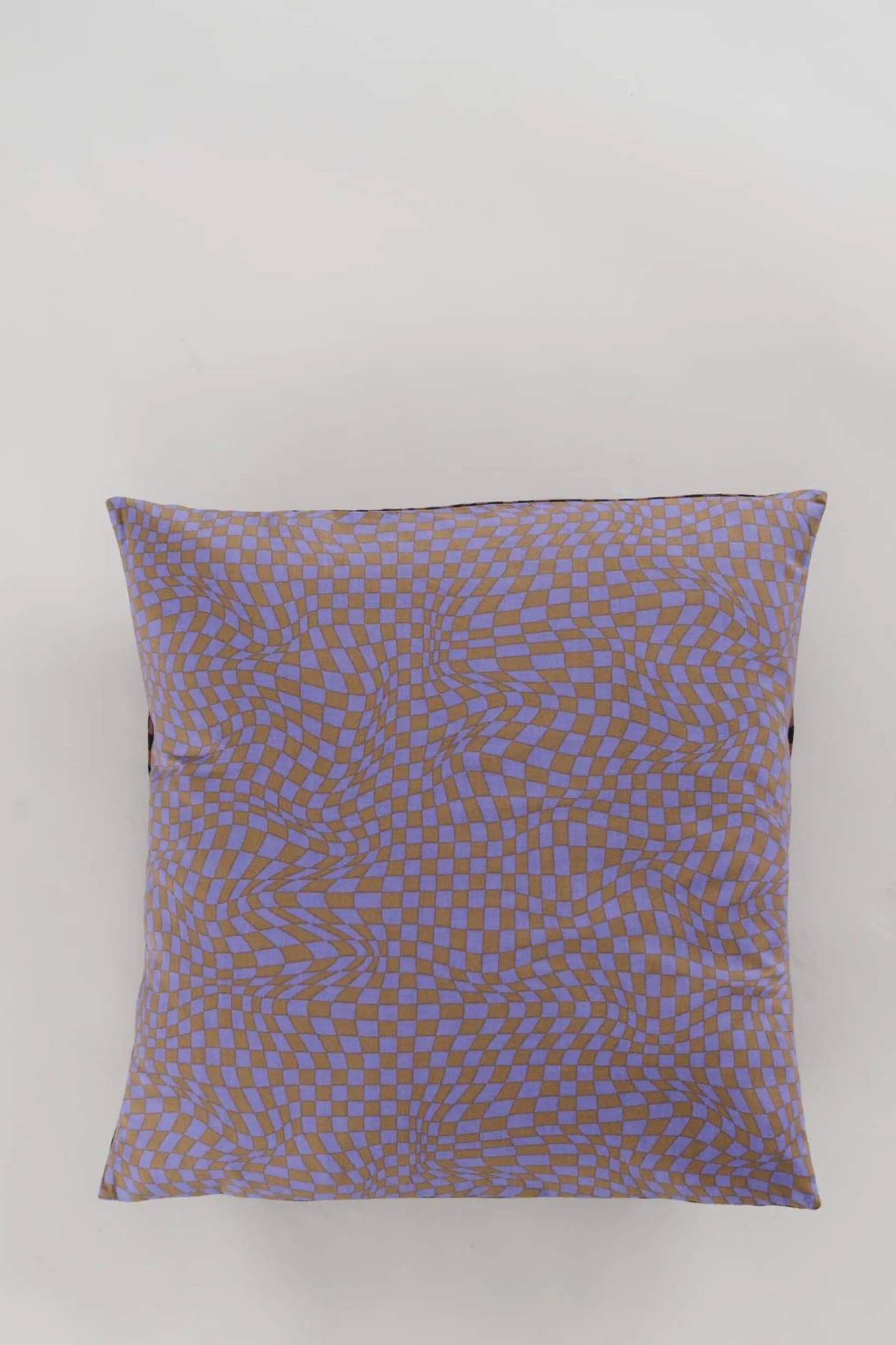 Trippy Checker Mix Throw Pillow Case