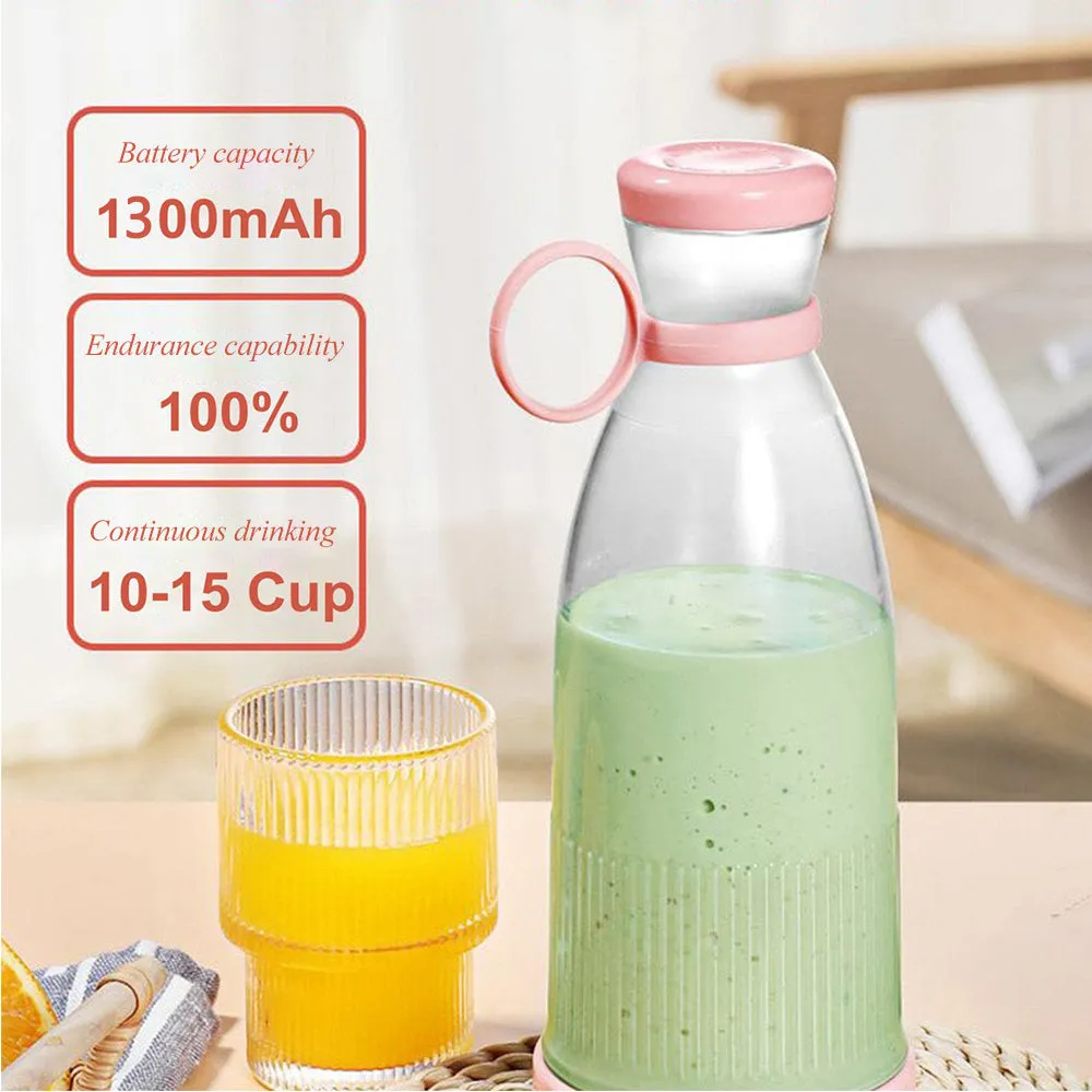 USB Rechargeable Juicer Blender Portable Juicer Cup & Smoothie Maker