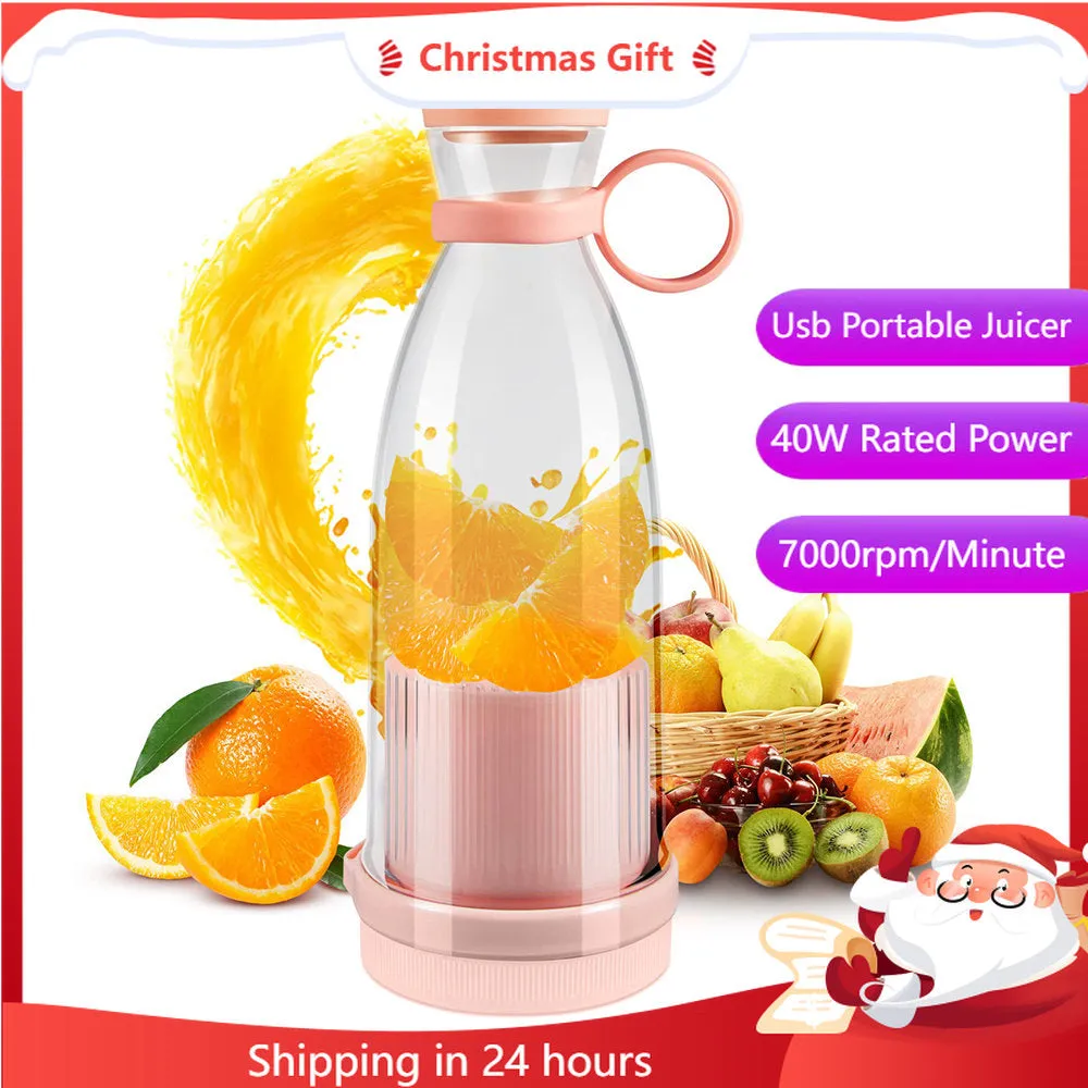 USB Rechargeable Juicer Blender Portable Juicer Cup & Smoothie Maker