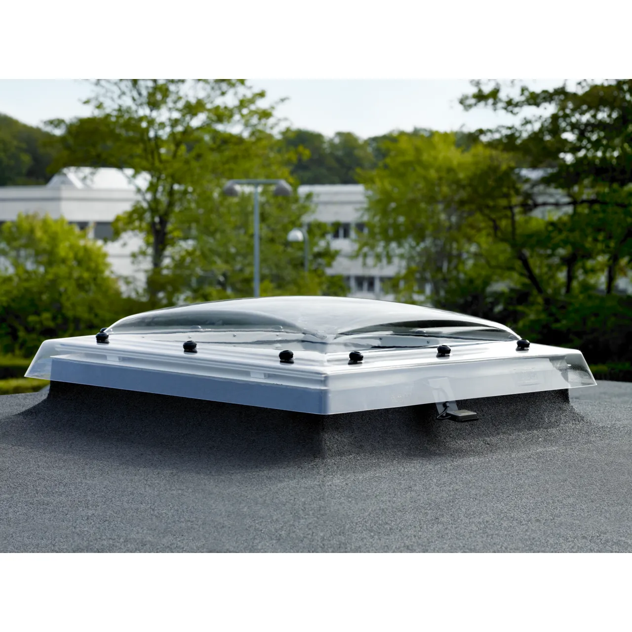 VELUX CSP 100100 S10G Flat Roof Smoke Ventilation Window - 100 x 100 cm (including Polycarbonate Dome)