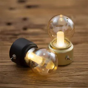 Vintage Chargeable Led  Mini Bed Lamps