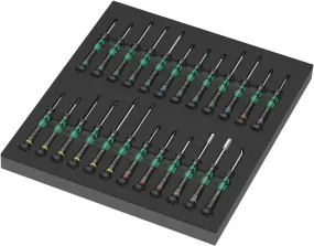 Wera 150106 24pc 9715 Foam insert Kraftform Micro Precision Screwdriver Set 1