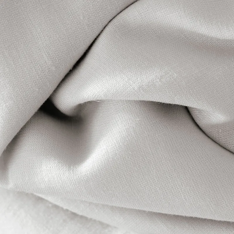 Whisper Soft Linen & Lyocell Blend Heritage Collection Duvet Cover Set - Mist