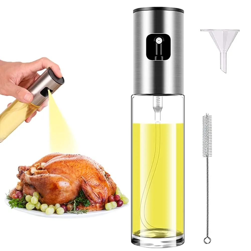 ZEREOOY Oil Sprayer for Cooking Olive Oil Sprayer Mister for Air Fryer Vegetable Vinegar Oil Portable Mini Kitchen Gadgets for Baking,Salad,Grilling,BBQ,Roasting (1)